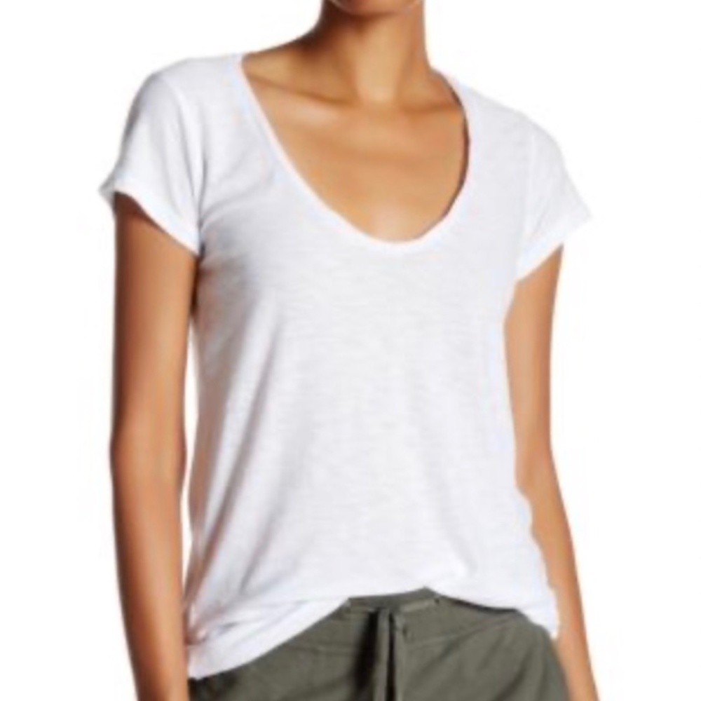 6 X JAMES PERSE Standard T-Shirt Sz.2 White